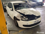 2011 VOLKSWAGEN GOLF GEN 6, NON GTi/R, HALOGEN TYPE, 12/08-03/13 5K2941005H LEFT HEADLAMP