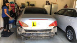 2004 PEUGEOT 307 DISPLAY CLUSTER, 12/01-12/09 6106J0 INSTRUMENTCLUSTER