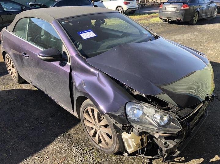 2012 VOLKSWAGEN GOLF GEN 6, CABRIO, DOOR REG ASSY (REG AND MOTOR), 07/11-01/16 8P7839461B LEFT REAR WND REG MOTOR