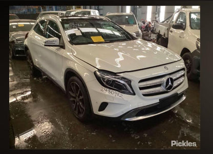 2015 MERCEDES GLA CLASS RH REAR, SEAT BELT ONLY, X156, 04/14-01/20 A1768600585 SEAT BELT STALK