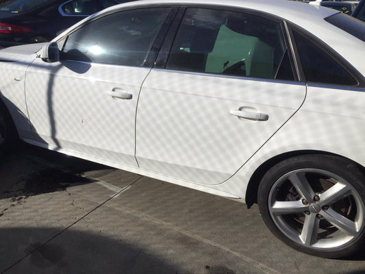 2011 AUDI A4 B8 8K, SEDAN, 02/08-09/15 8K5845205E LEFT REAR DOOR WINDOW