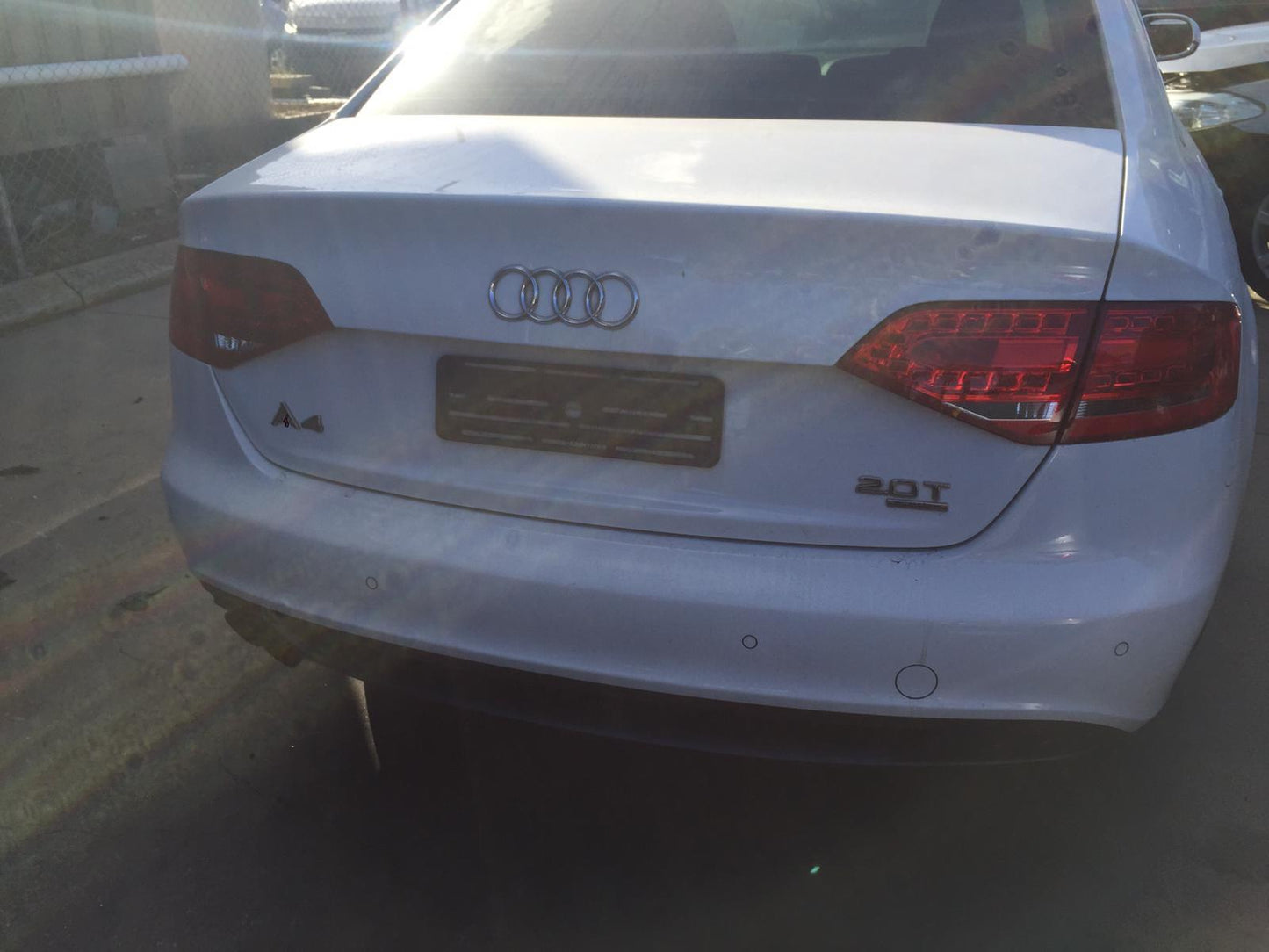 2011 AUDI A4 B8 8K, SEDAN, 02/08-09/15 8K5845205E LEFT REAR DOOR WINDOW