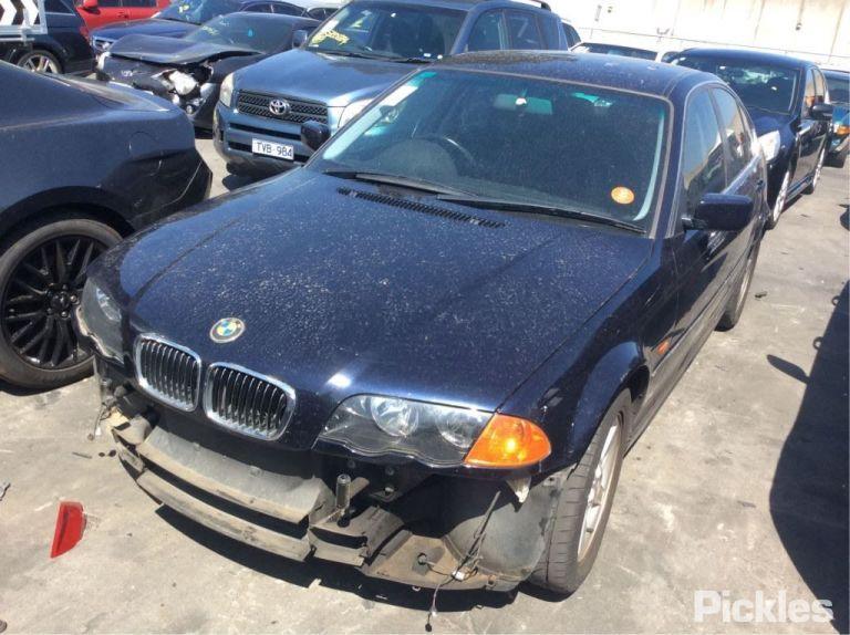 2001 BMW 3 SERIES E46, SEDAN, STANDARD, 09/98-09/01 63126902747 LEFT HEADLAMP
