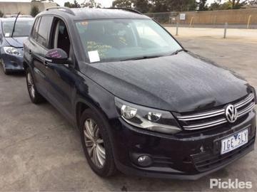 2012 VOLKSWAGEN TIGUAN REAR, 5N, 05/08-08/16  LEFT DRIVESHAFT