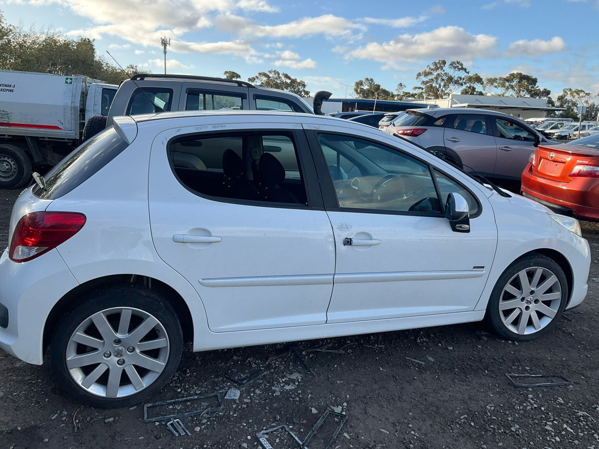 2012 PEUGEOT 207 TAILGATE LOCK, A7, 03/07-12/12 8719G5 DOOR BOOT GATE LOCK