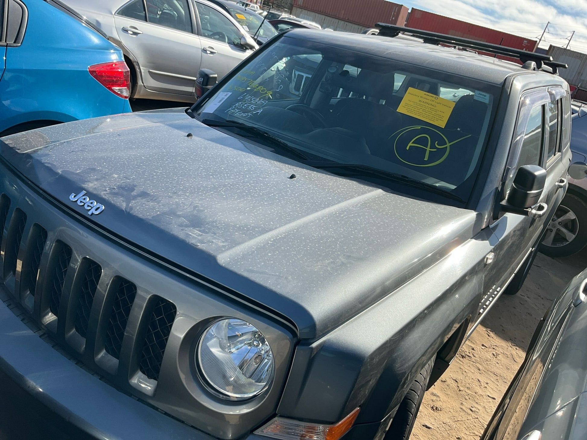 2012 JEEP PATRIOT MK, LH SIDE, 08/07-12/16  SUNVISOR