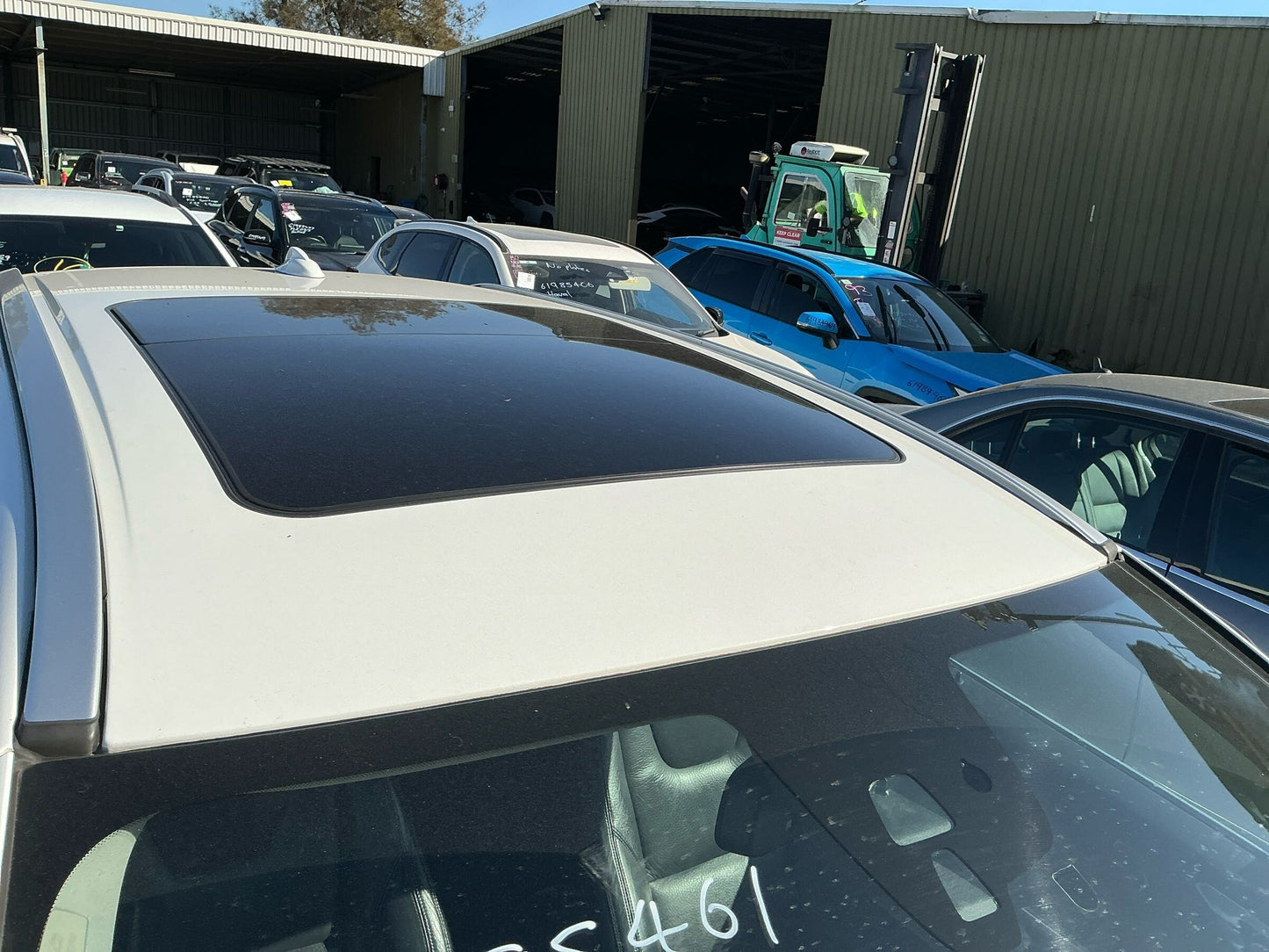 2014 VOLVO XC60 DZ, HARDENED TYPE, 02/09-04/17 30745622 RIGHT REAR DOOR WINDOW