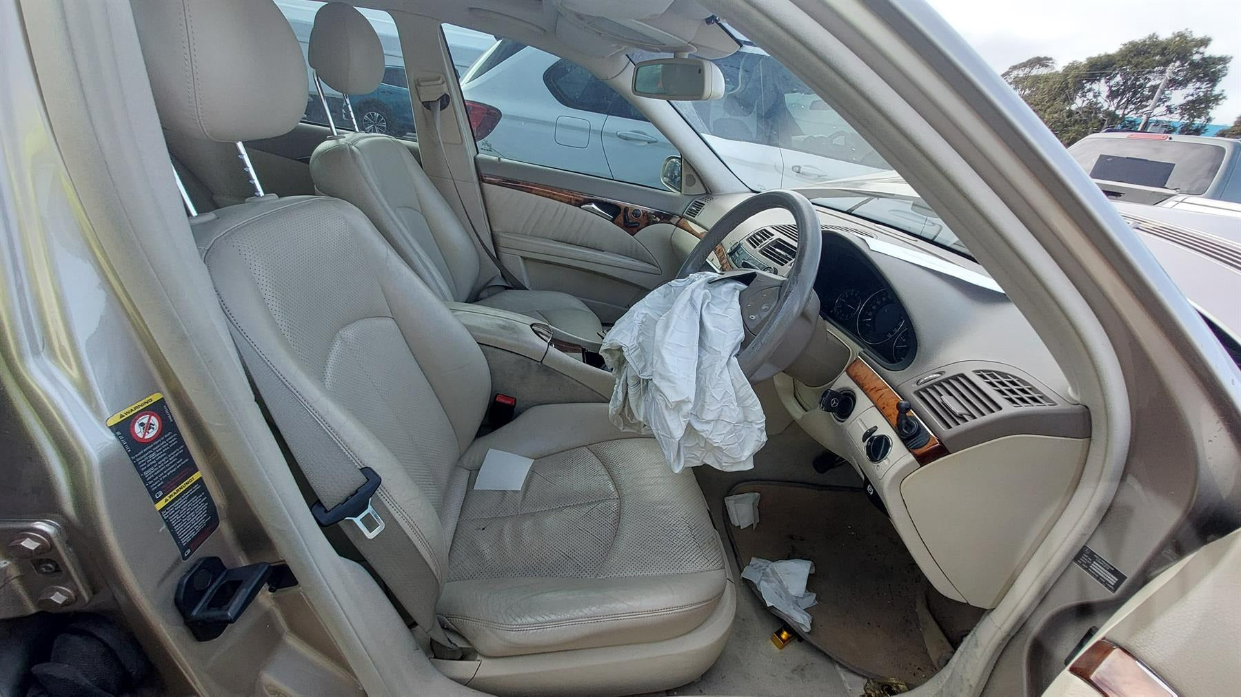 2003 MERCEDES E CLASS W211/S211, SEDAN/WAGON, 08/02-12/09 2117350210 RIGHT REAR DOOR WINDOW