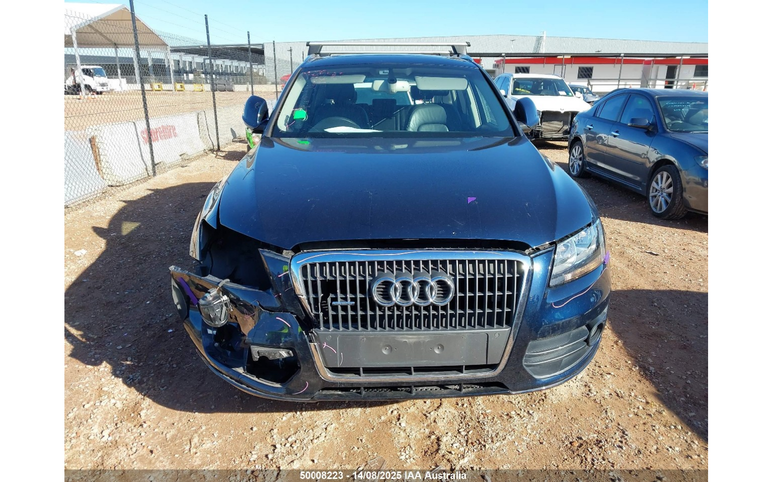 2010 AUDI Q5 RIGHT FRONT DOOR LOCK, 8R, DUAL ROW (7 PIN), P/N 8J2837016D, 12/08-01/17 8J2837016C DOOR BOOT GATE LOCK