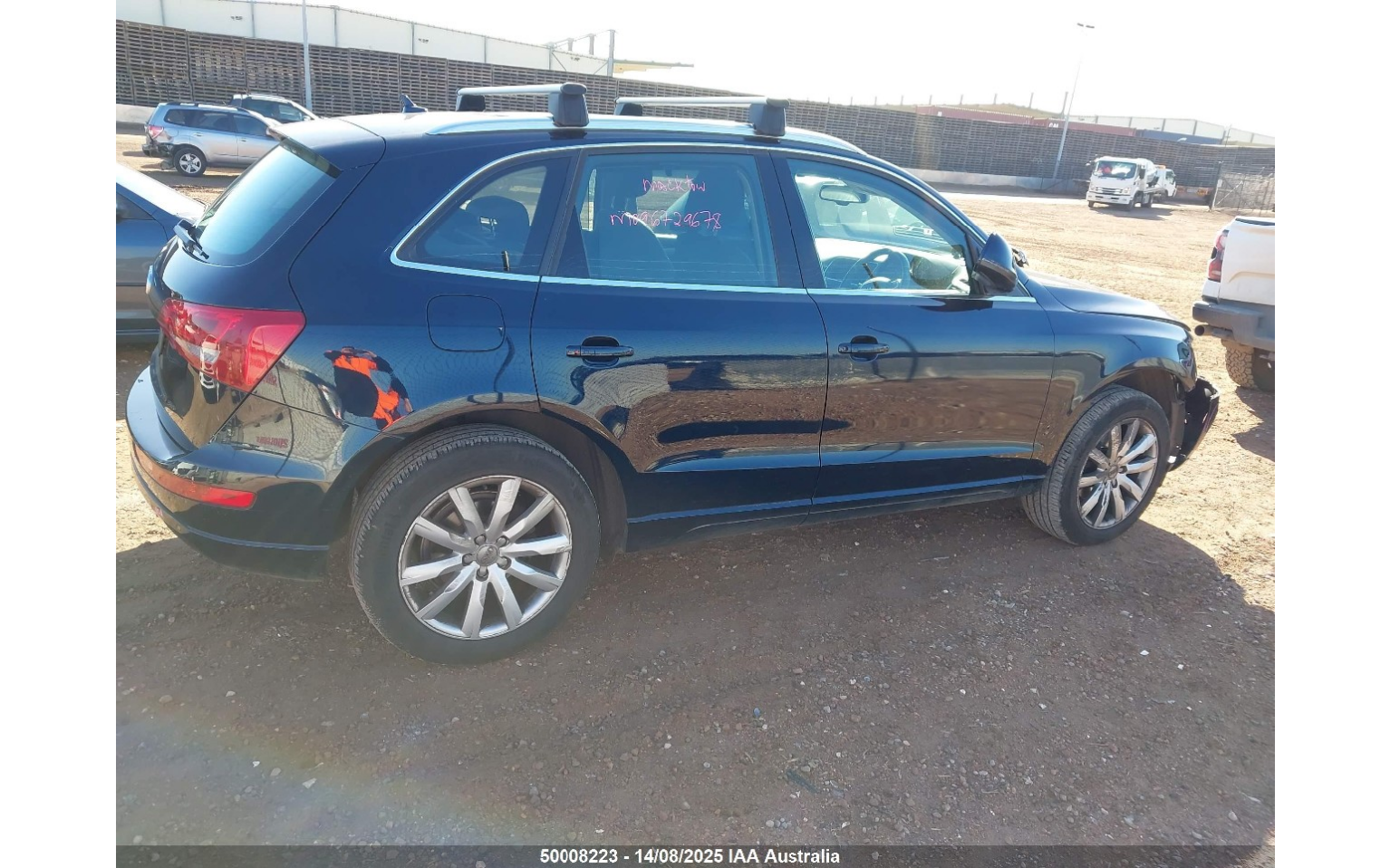 2010 AUDI Q5 RIGHT FRONT DOOR LOCK, 8R, DUAL ROW (7 PIN), P/N 8J2837016D, 12/08-01/17 8J2837016C DOOR BOOT GATE LOCK