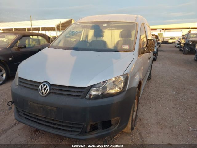 2010 VOLKSWAGEN CADDY 2K, BLACK (TEXTURED), NON FOGLAMP TYPE, 08/10-06/15 2K5807217 FRONT BUMPER