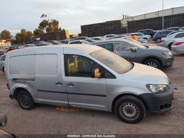 2010 VOLKSWAGEN CADDY 2K, BLACK (TEXTURED), NON FOGLAMP TYPE, 08/10-06/15 2K5807217 FRONT BUMPER