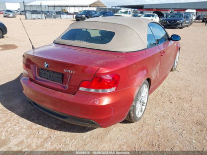 2009 BMW 1 SERIES E88, LH FRONT, SEAT BELT ONLY, CABRIO, 05/08-09/13 72116981475 SEAT BELT STALK