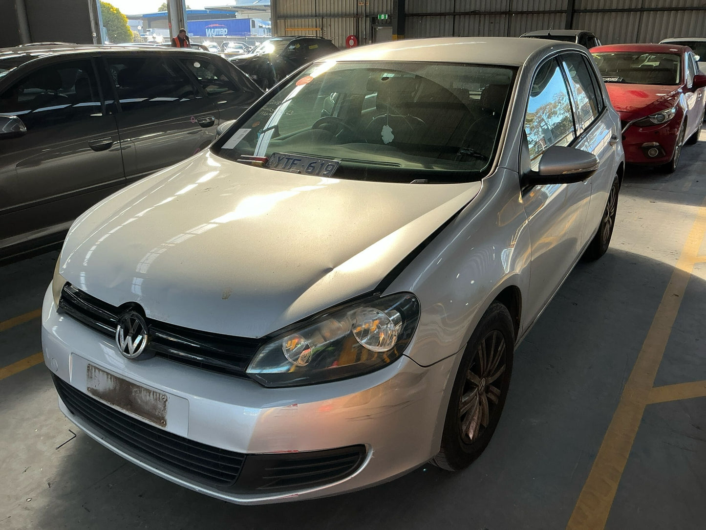 2011 VOLKSWAGEN GOLF GEN 6, 10/08-01/16 1K2419502BS STEERING COLUMN