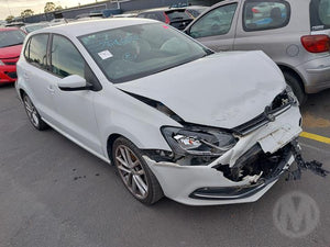 2015 VOLKSWAGEN POLO STEERING WHEEL, 6R, 05/14-09/17 6C0880201E RIGHT AIRBAG