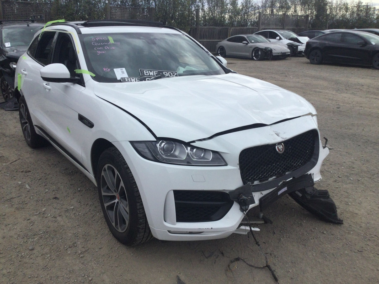 Wrecking 2017 JAGUAR F PACE for Used Parts JG1693