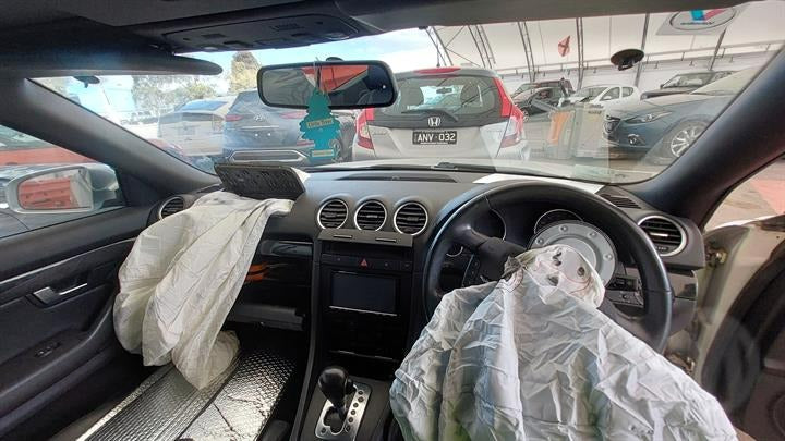 2005 AUDI A4 RH REAR, SEAT BELT ONLY, B6, CABRIO, 12/02-02/06 8H0857805 SEAT BELT STALK