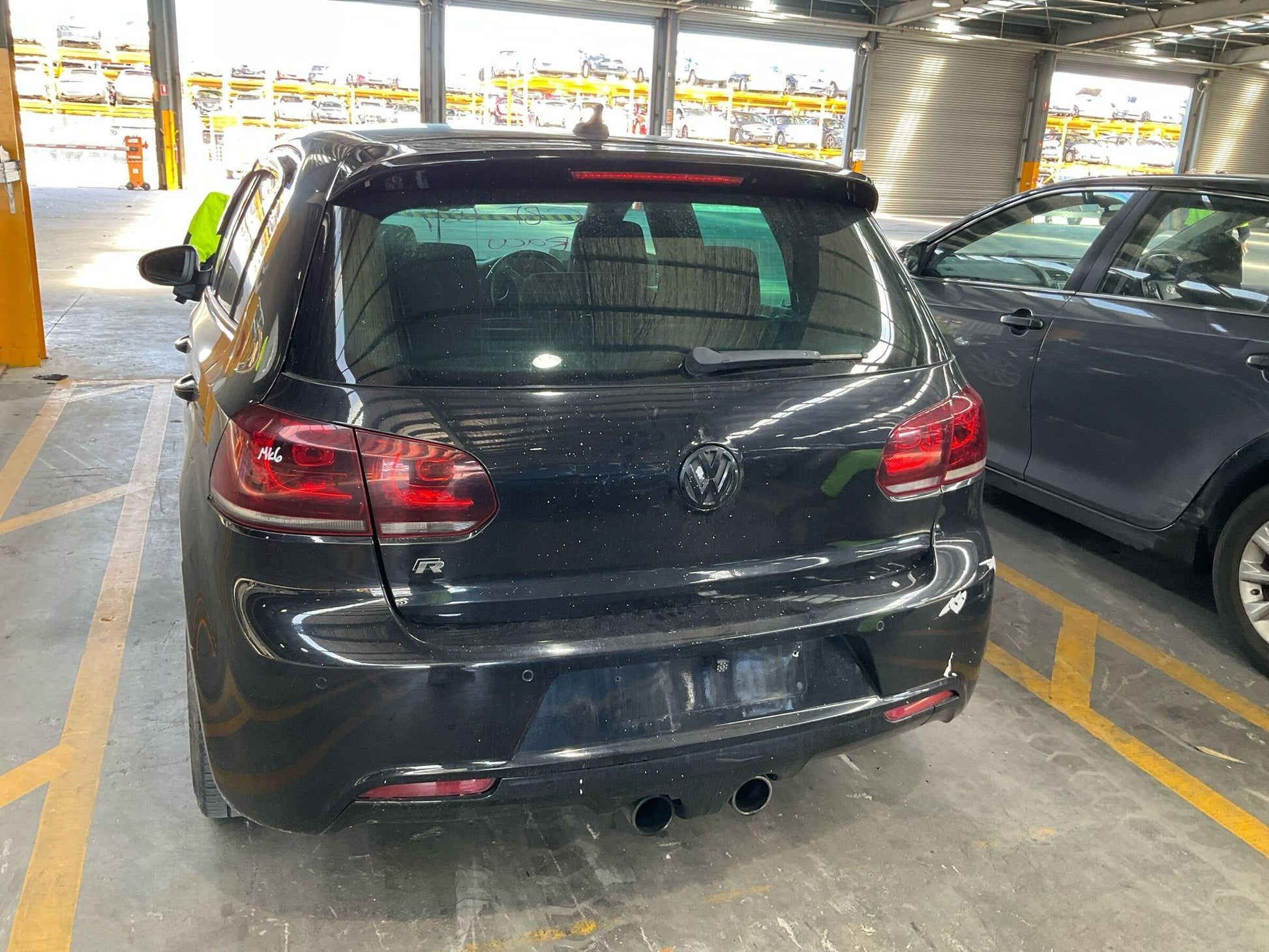 2011 VOLKSWAGEN GOLF GEN 6, LH SIDE, HATCH/WAGON, BLACK, 10/08-03/13 1K0857551N SUNVISOR