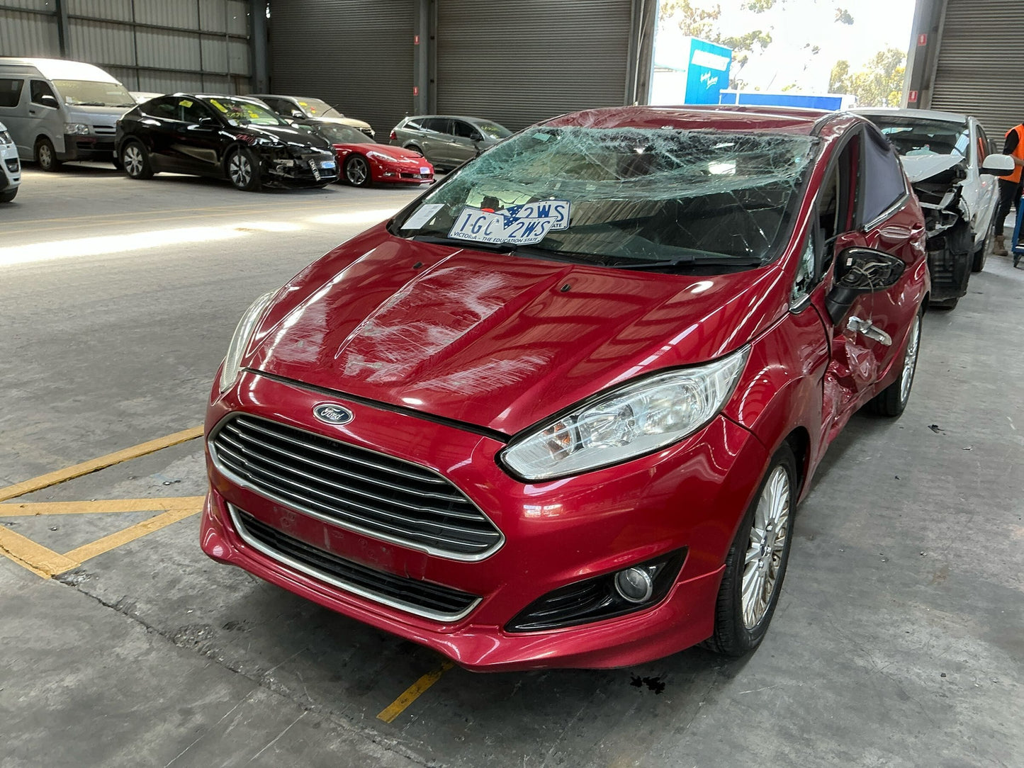 2016 FORD FIESTA DIGITAL TYPE, BLACK, WZ, 05/13-12/19  HEATER AC CONTROLS