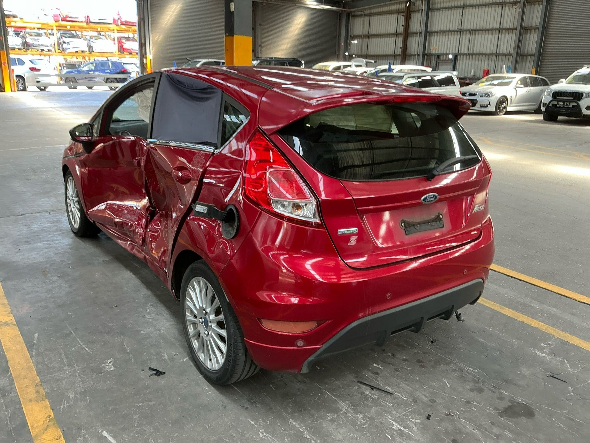 2016 FORD FIESTA DIGITAL TYPE, BLACK, WZ, 05/13-12/19  HEATER AC CONTROLS