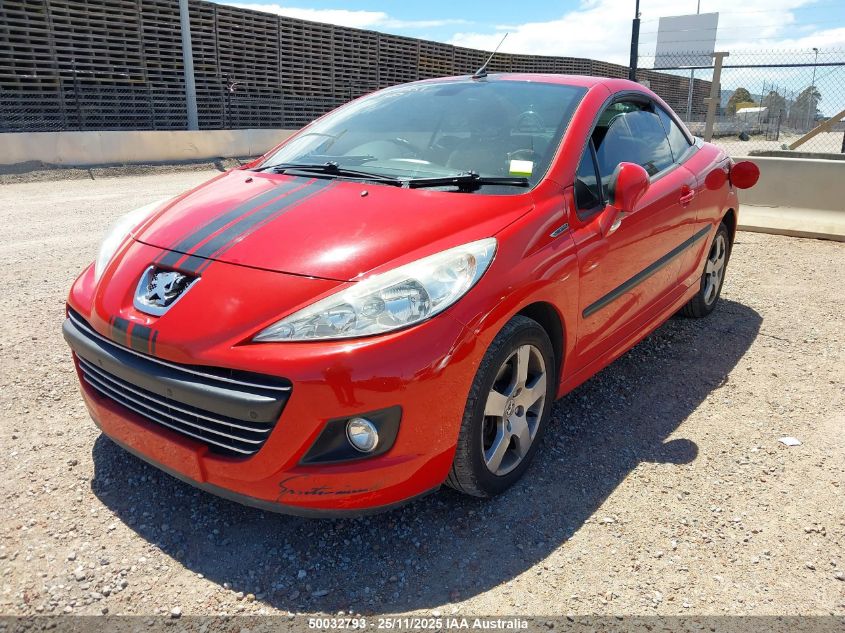 Wrecking 2012 PEUGEOT 207 for Used Parts PG1726