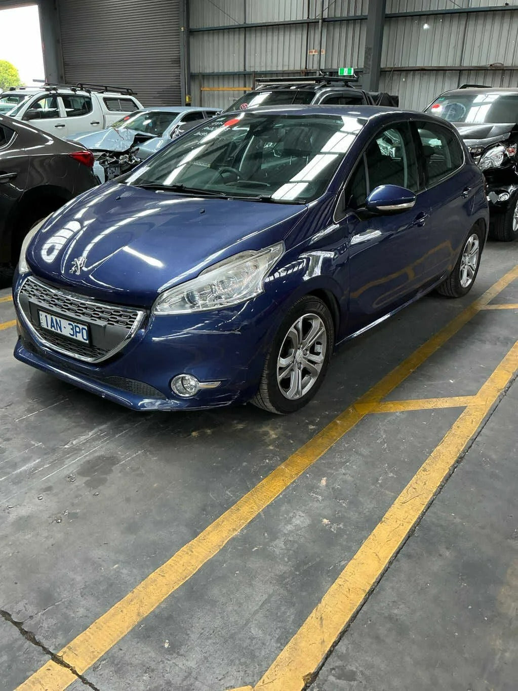 Wrecking 2013 PEUGEOT 208 for Used Parts PG1753